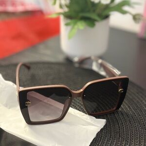 Luxury Chic Brown Sunglasses